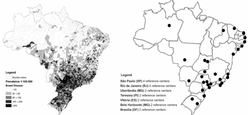 Structural evaluation of inflammatory bowel disease comprehensive care units in Brazil