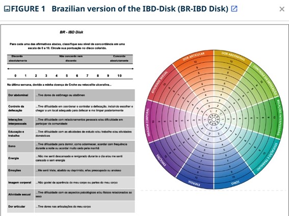 Translation, cross-cultural adaptation, and validation of the ibd disk for use in patients with inflammatory bowel diseases in the brazilian population