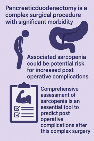 Combining assessment of muscle strength with myopenia better predicts early postoperative complications after pancreaticoduodenectomy