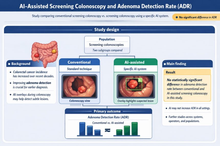 Artificial intelligence in colonoscopy: evaluation of adenoma detection rate and performance characterization