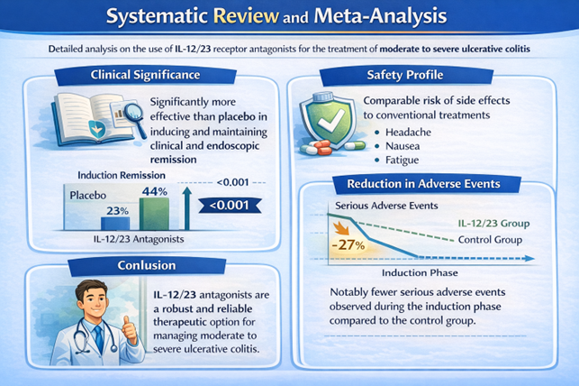Effectiveness and safety of selective IL-12/23 receptor antagonists in moderate to severe ulcerative colitis: a systematic review, meta-analysis and trial sequential analysis