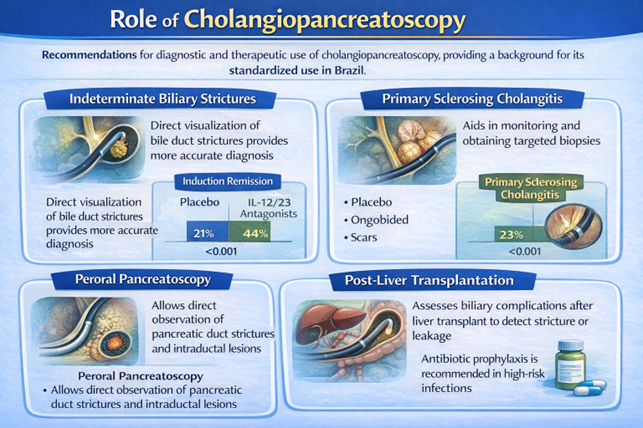 First Brazilian Consensus on Cholangiopancreatoscopy by the Brazilian Society of Digestive Endoscopy (SOBED)