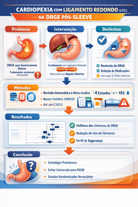 Effectiveness of ligamentum teres cardiopexy for GERD resolution after sleeve gastrectomy: a meta-analysis and systematic review
