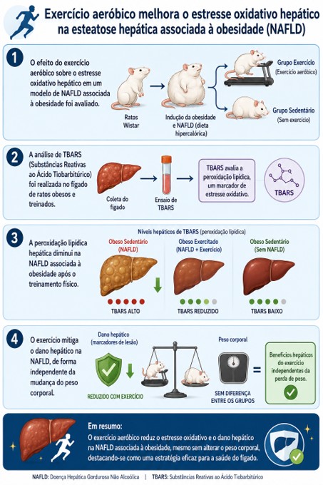 Aerobic Exercise Attenuates Hepatic Lipid Peroxidation in an Experimental Model of Obesity-Associated NAFLD