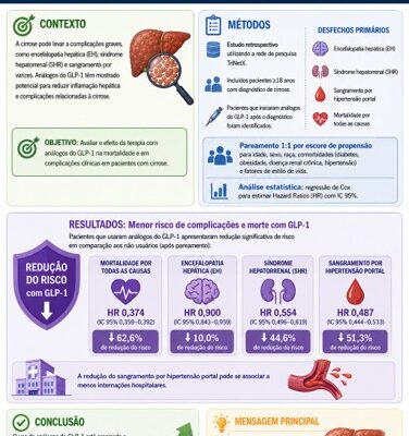 Glp–1 and cirrhosis Glp–1 and cirrhosis: effects on mortality and liver-related complications