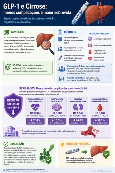 Glp–1 and cirrhosis Glp–1 and cirrhosis: effects on mortality and liver-related complications