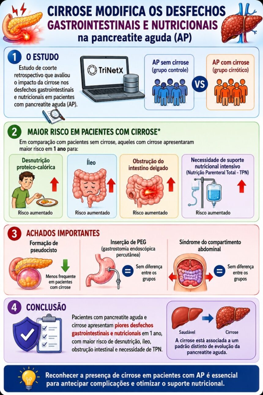 The double burden of cirrhosis and acute pancreatitis: amplified risks for nutritional and gastrointestinal complications