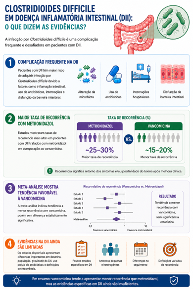 Management of Clostridioides difficile infection in inflammatory bowel disease Management of Clostridioides difficile infection in inflammatory bowel disease: a systematic review and meta-analysis of antibiotic efficacy